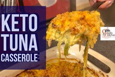 Keto Tuna Casserole #KETORECIPES #KETOWEIGHTLOSS #LOWCARBRECIPES #KETOCASSEROLES #KETOLIFESYTLE