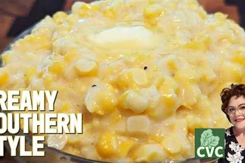 Creamy - Southern Style - Cream Corn Recipe - Simple Ingredient Cooking