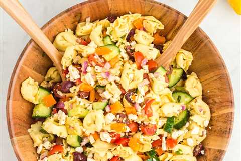 Greek Tortellini Pasta Salad