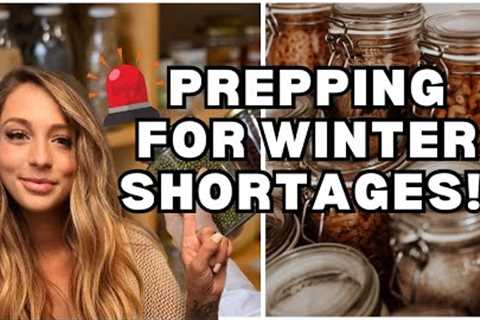 Prepper Pantry Haul | Stockpiling For Winter Shortages!