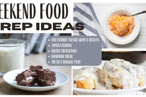 Weekend Food Prep ~ Cook with me ~ Food Ideas ~ Menu Plan ~ Easy Food Prep