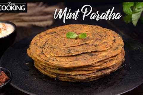 Delicious Mint Paratha Recipe | Pudina Lachha Paratha | Easy Lunch & Dinner Recipe | Paratha..