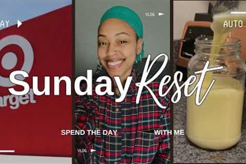 sunday reset | target, cleaning, plant based recipes, and..