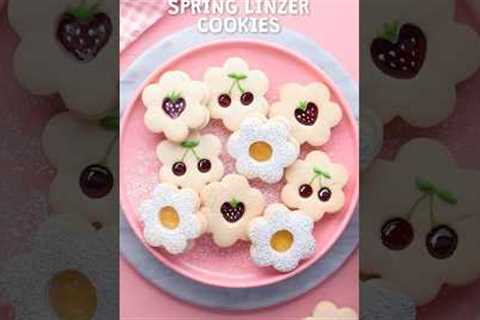 Spring Linder Cookies #shorts
