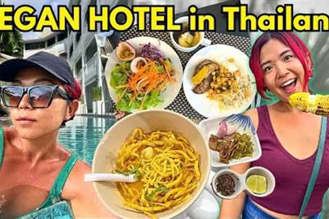 We Stayed at an ALL VEGAN HOTEL in Thailand! (Vegan Tour in Thailand VLOG)