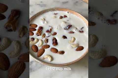 *SUPER EASY* DRY FRUIT MILKSHAKE RECIPE | HOW TO MAKE HEALTHY DRY FRUIT MILKSHAKE AT HOME #shorts