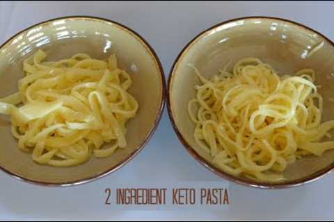 2 Ingredient Keto Pasta | Keto Noodles | Keto Recipes