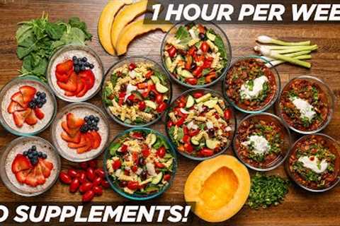 FAST High-Protein Vegan Meal Prep (1 Hour Per Week!)