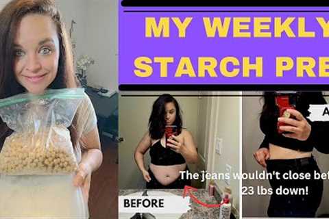 How I Starch Prep For The Week (vegan weight loss)
