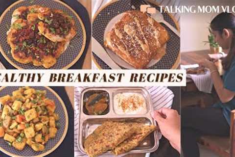 4 Easy Breakfast Recipes | Quick Vegetarian Breakfast | Kid-friendly healthy breakfast recipes