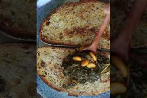 Braised Greens and Beans and Booknerd Becomes an Author!  #recipe #food #toast