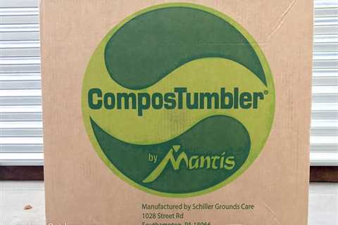 Mantis Back Porch Compost Tumbler for the Cooking Outdoors Kitchen