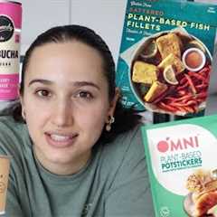 Trying Trader Joes Vegan Fish Fillets and other new foods I tried in September 2023