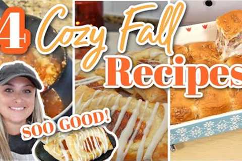 I STILL CANT GET OVER THESE!! | 4 Must-Try Cozy Fall Dishes!