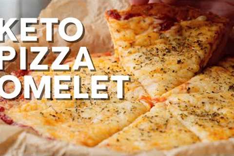 1-Min Recipe • Keto pizza omelet