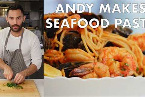 Andy Makes Seafood Pasta | From the Test Kitchen | Bon Appétit