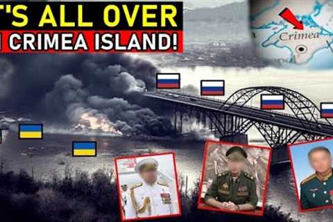 3 SHOT in a DAY: After massive air strikes, the main Crimean bridge link was cut off!