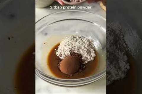 *EASY* CHOCOLATE PROTEIN COOKIE RECIPE | HOW TO MAKE PROTEIN COOKIES AT HOME #shorts