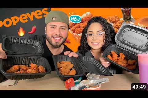 POPEYES Ghost Pepper Wings • Trying them