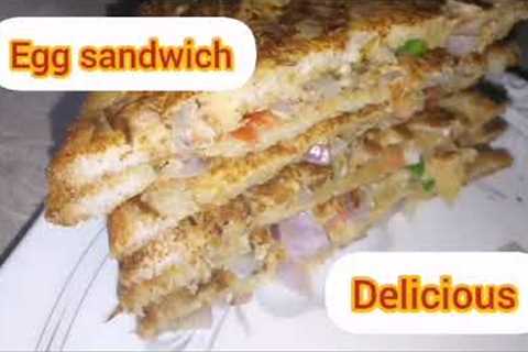 Delicious egg sandwich Yami nashta#cookingrecipes