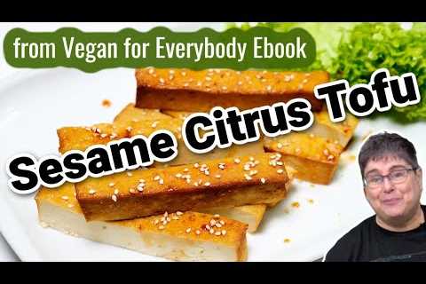 Nichole''s Sesame Citrus Tofu - Made No Oil!