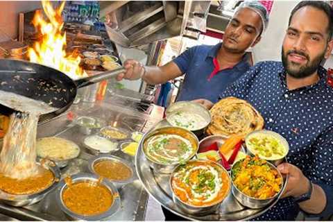 Pro 185/- Punjab''s Heavy Demanded Desi Ghee Thali | Street Food India