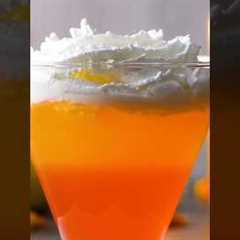 Get in the Halloween candy spirit with a Candy Corn Cocktail #shorts