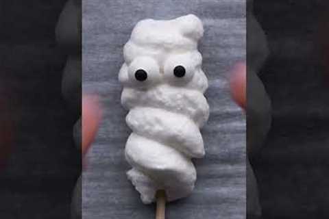 Ghost meringue pops #shorts