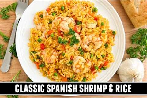 Spanish Shrimp and Rice | Quick & Easy ONE-PAN Recipe
