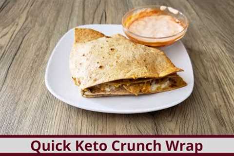 7 Minute Keto Crunch Wrap
