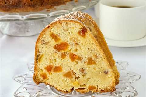 Apricot Hazelnut Pound Cake