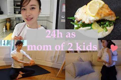 【Mom in Paris】24 hours with 2 kids｜French Bistro Dinner Recipes｜Balancing between kids & work