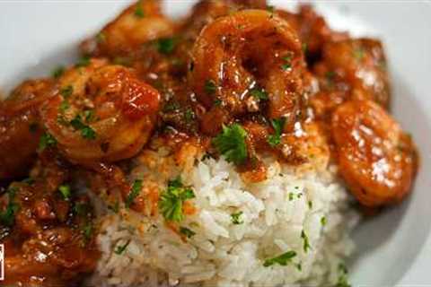 Smothered Okra and Shrimp Recipe | Soul Food Sunday