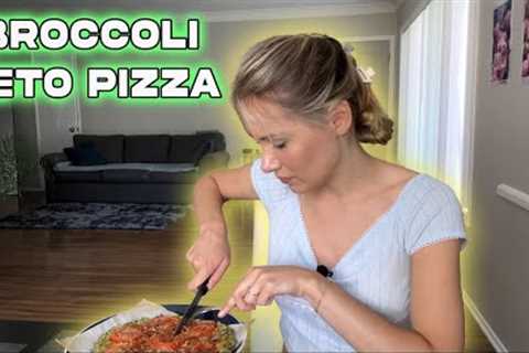 Keto Broccoli Pizza!  I Make A New Vegan Recipe!!
