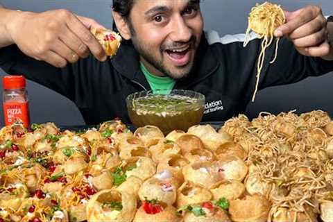 Unlimited Noodle Golgappa, Panipuri, Dahi Puri Eating Challenge | Indian Street Food Challenge