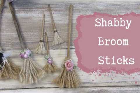 Shabby - Mini Broom Sticks