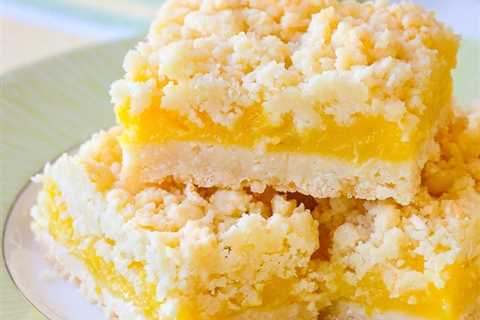 Coconut Lemon Crumble Bars