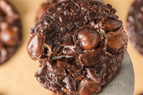 Flourless Chocolate Marshmallow Cookies