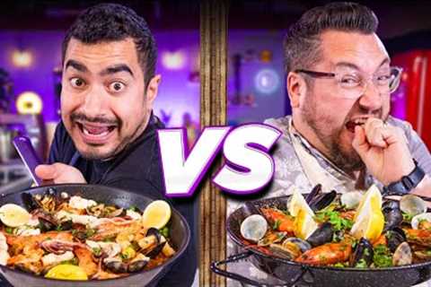 PAELLA: Chef vs Normal Blind Cook-Off