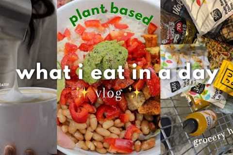✨ What I eat in a day Vlog ✨ Plant based meals, mom life, Trader Joe''s and Whole Foods Haul 🌱