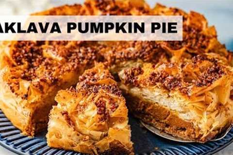 Baklava Pumpkin Pie | Pumpkin Pie Recipe