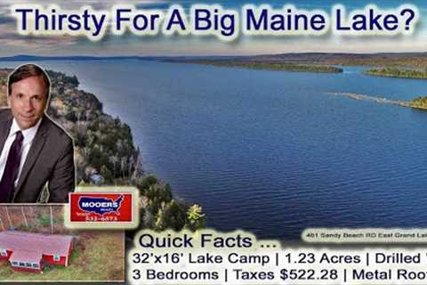 Maine Lake Camp | East Grand Waterfront ME Real Estate