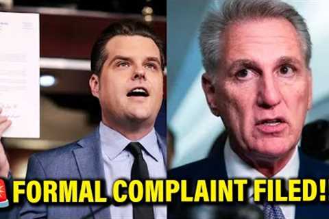 Kevin McCarthy GETS SERVED with DEVASTATING Ethics Complaint by…MATT GAETZ