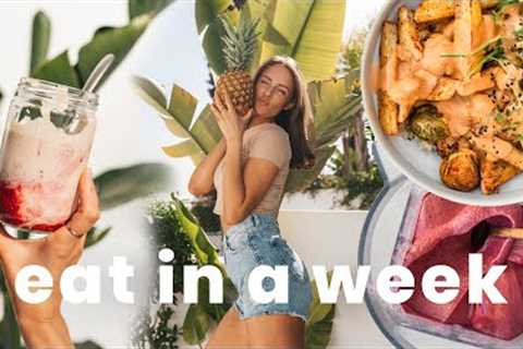 what I REALLY EAT IN A WEEK as a 6 yr plant based vegan