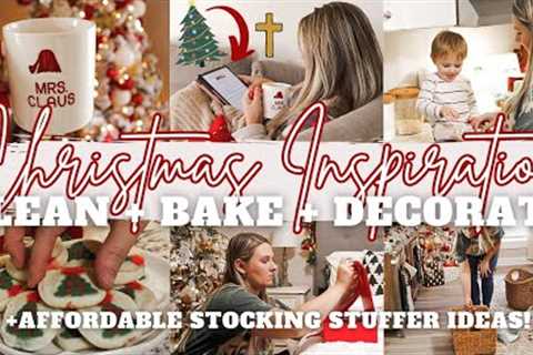 CHRISTMAS INSPIRATION 2023 | AFFORDABLE STOCKING STUFFER IDEAS + CLEAN, DECORATE, BAKE | MarieLove