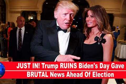 JUST IN! Trump RUINS Biden''s Day Gave BRUTAL News Ahead Of Election!!!