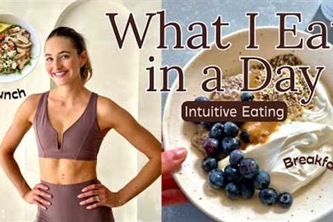 What I Eat in A Day | High-protein and Healthy Recipes | Intuitive Eating | Sanne Vloet