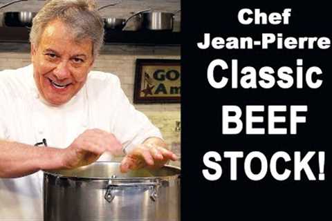 Classic and Essential Beef Stock | Chef Jean-Pierre