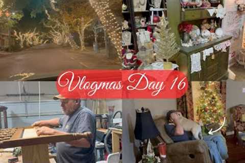 VLOGMAS DAY 16 ~ I FEEL MUCH BETTER NOW! + Bench update and tips from James on buying furniture