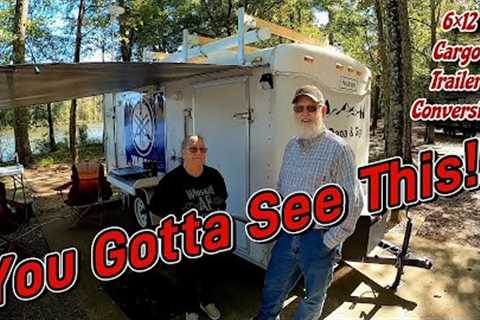 Beautiful Recycled, 24 Year Old Cargo Trailer Conversion.